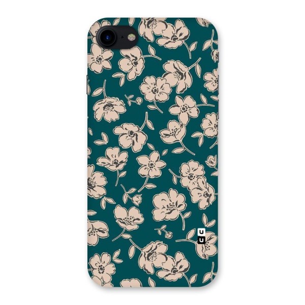 Beauty Green Bloom Back Case for iPhone SE 2020