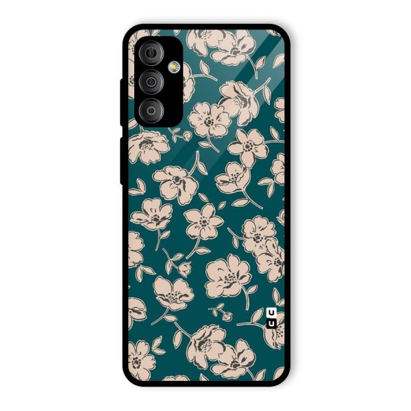 Beauty Green Bloom Glass Back Case for Galaxy F23