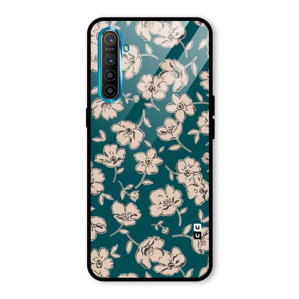 Beauty Green Bloom Glass Back Case for Realme XT