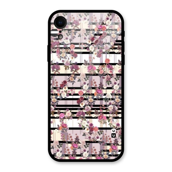 Beauty In Floral Glass Back Case for XR