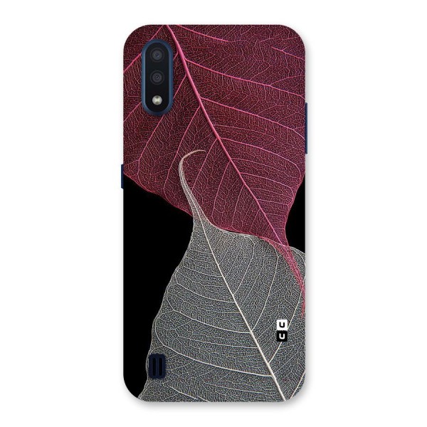 Beauty Leaf Back Case for Galaxy M01