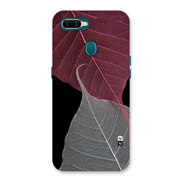 Beauty Leaf Back Case for Oppo A12