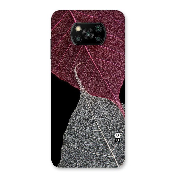 Beauty Leaf Back Case for Poco X3