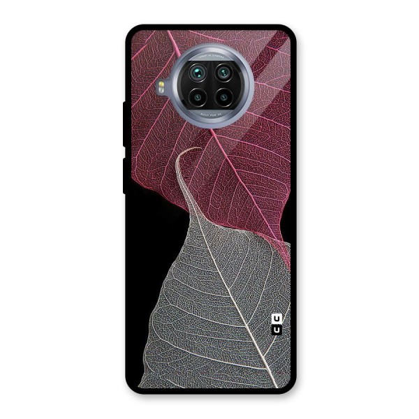 Beauty Leaf Glass Back Case for Mi 10i