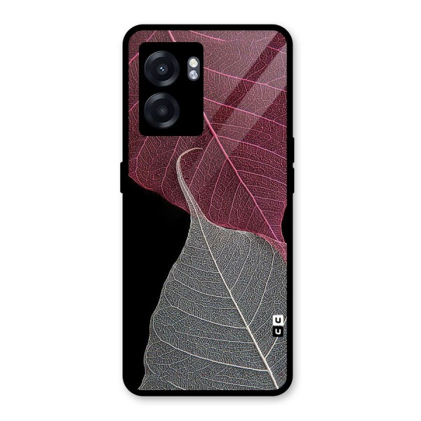 Beauty Leaf Glass Back Case for Oppo K10 (5G)