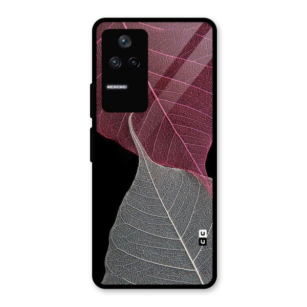 Beauty Leaf Glass Back Case for Poco F4 5G