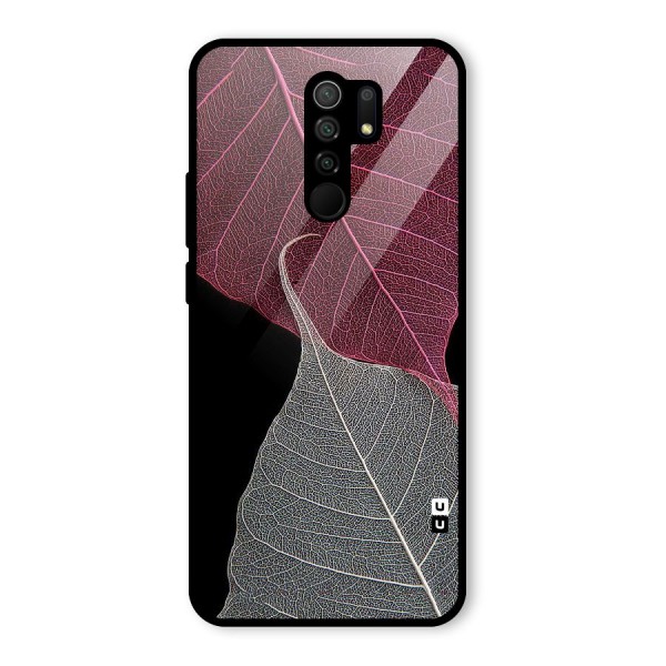 Beauty Leaf Glass Back Case for Redmi 9 Prime