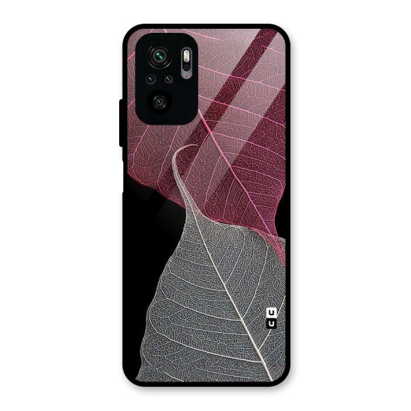 Beauty Leaf Glass Back Case for Redmi Note 10