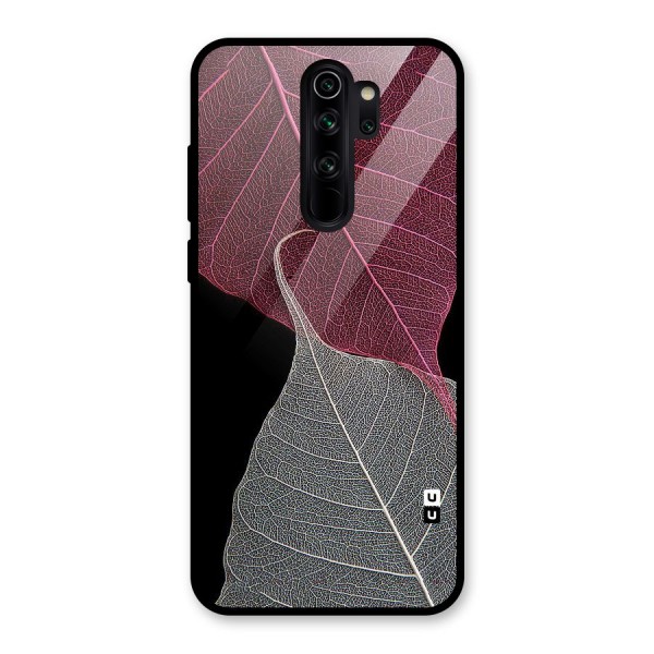 Beauty Leaf Glass Back Case for Redmi Note 8 Pro