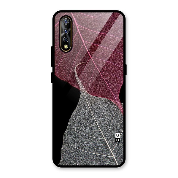 Beauty Leaf Glass Back Case for Vivo S1