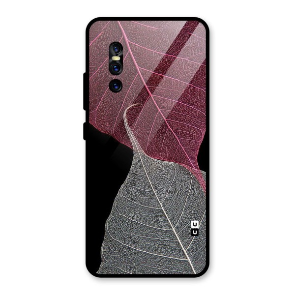 Beauty Leaf Glass Back Case for Vivo V15 Pro