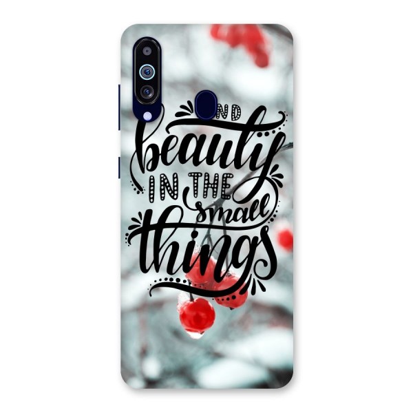 Beauty in Small Things Back Case for Galaxy A60