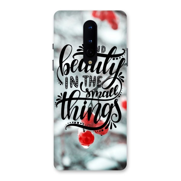 Beauty in Small Things Back Case for OnePlus 8