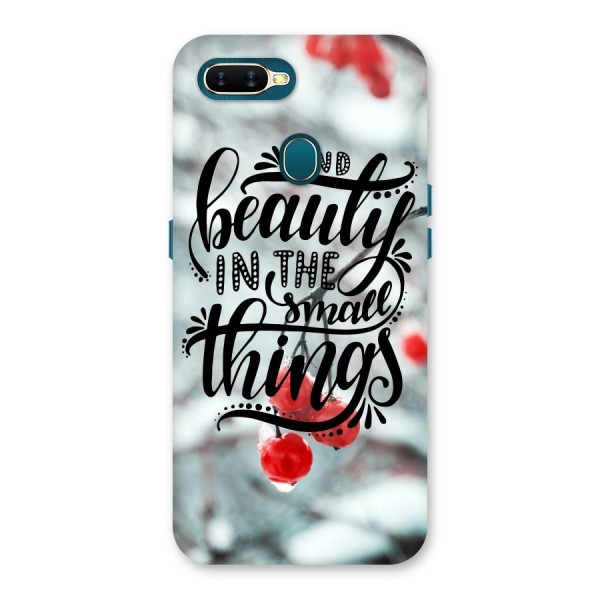 Beauty in Small Things Back Case for Oppo A12