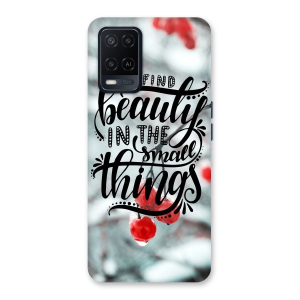 Beauty in Small Things Back Case for Oppo A54