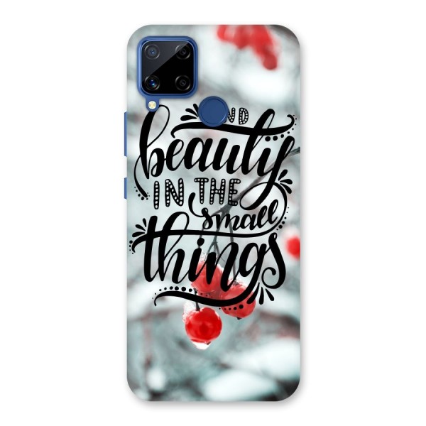 Beauty in Small Things Back Case for Realme C12