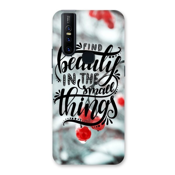 Beauty in Small Things Back Case for Vivo V15