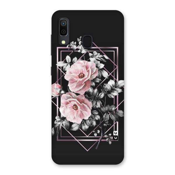 Beguilling Pink Floral Back Case for Galaxy A20