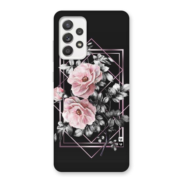 Beguilling Pink Floral Back Case for Galaxy A52