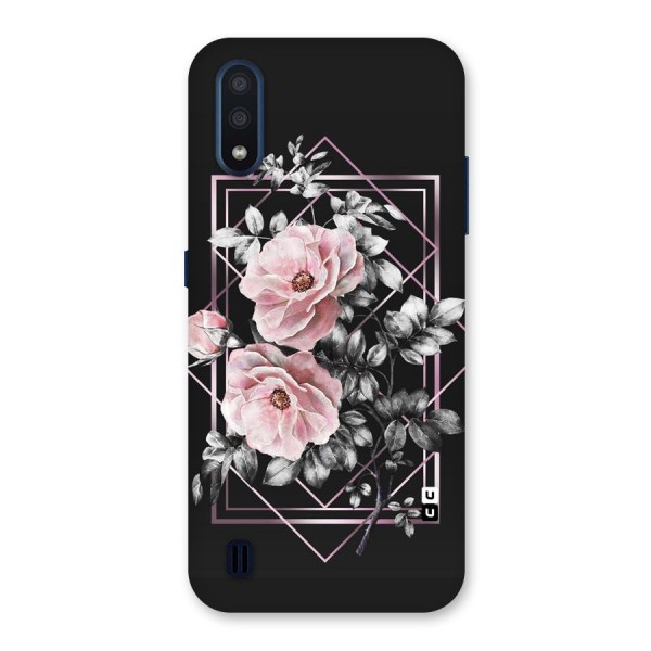 Beguilling Pink Floral Back Case for Galaxy M01