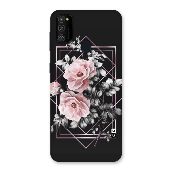 Beguilling Pink Floral Back Case for Galaxy M21