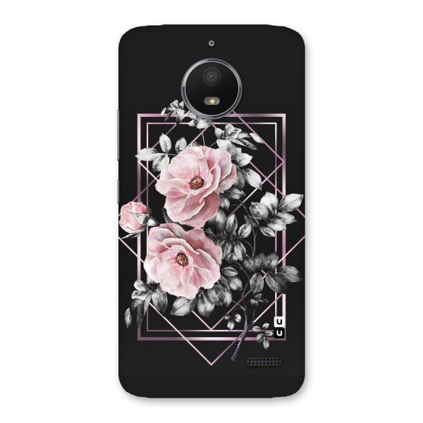 Beguilling Pink Floral Back Case for Moto E4