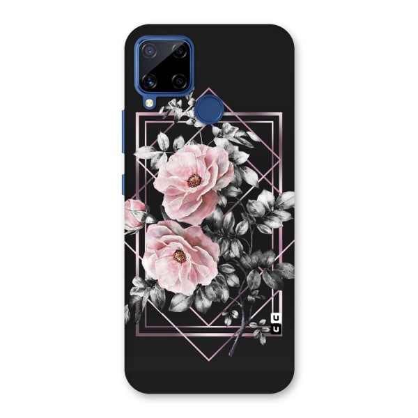 Beguilling Pink Floral Back Case for Realme C12