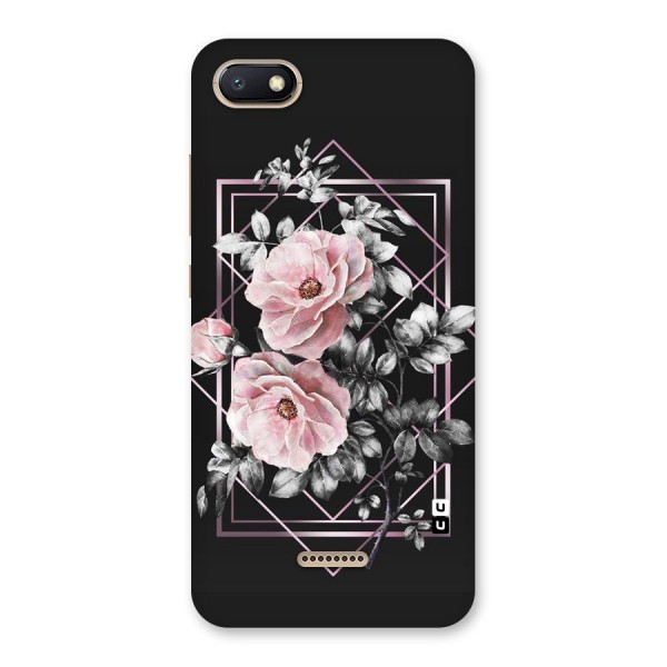 Beguilling Pink Floral Back Case for Redmi 6A