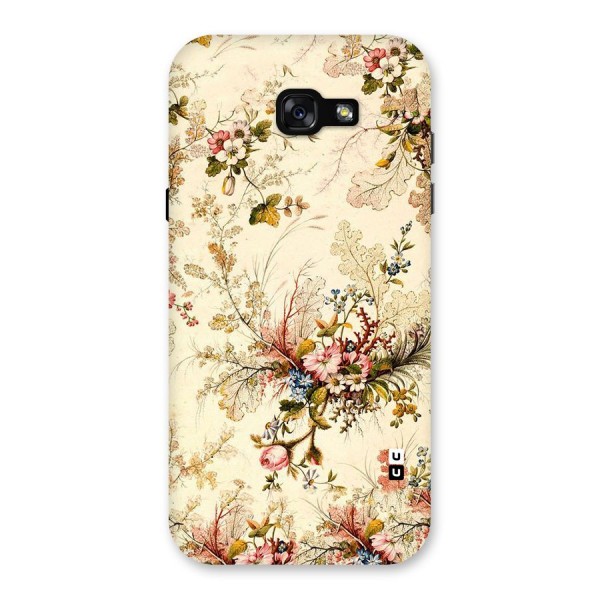 Beige Floral Back Case for Galaxy A7 (2017)