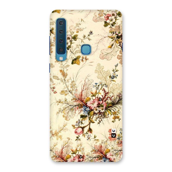 Beige Floral Back Case for Galaxy A9 (2018)