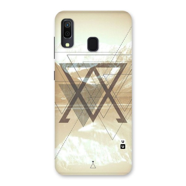 Beige View Back Case for Galaxy A20