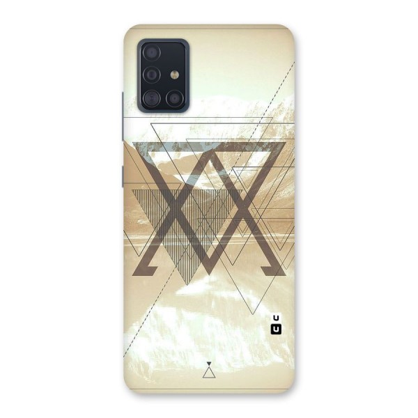 Beige View Back Case for Galaxy A51