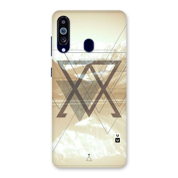 Beige View Back Case for Galaxy A60