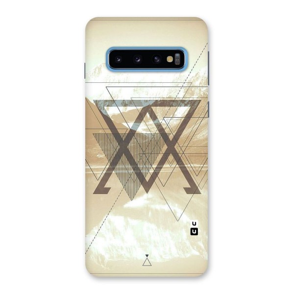 Beige View Back Case for Galaxy S10