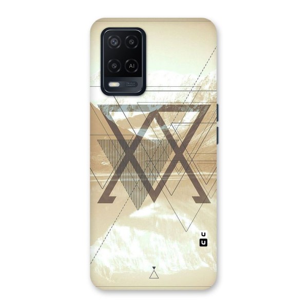 Beige View Back Case for Oppo A54