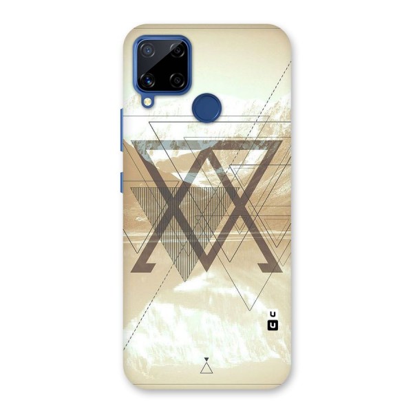 Beige View Back Case for Realme Narzo 30A