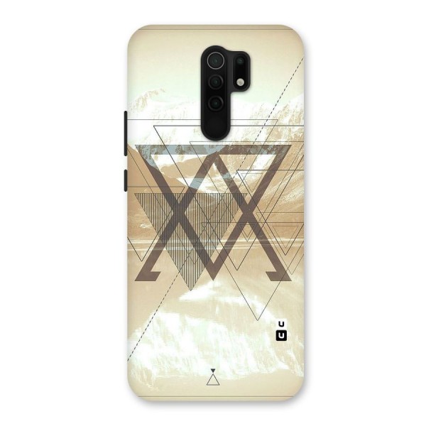 Beige View Back Case for Redmi 9 Prime