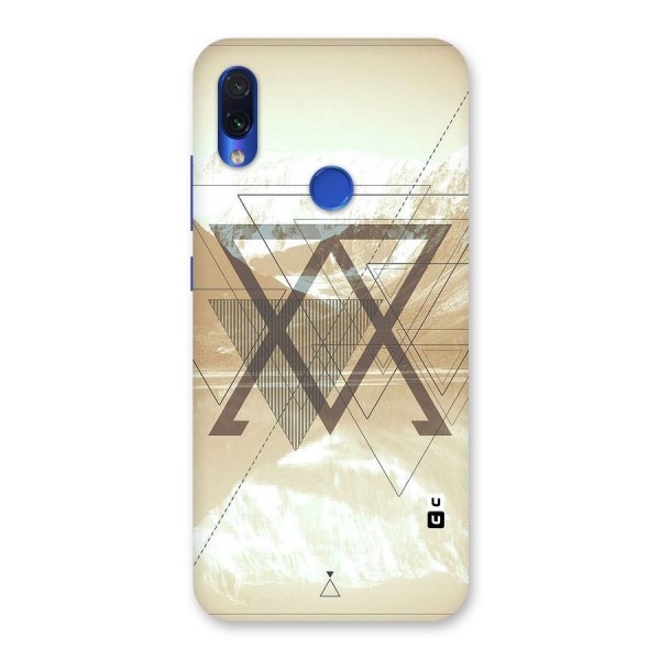 Beige View Back Case for Redmi Note 7