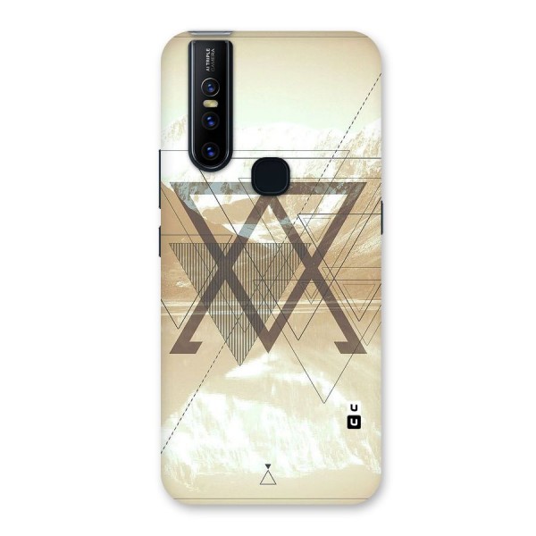 Beige View Back Case for Vivo V15