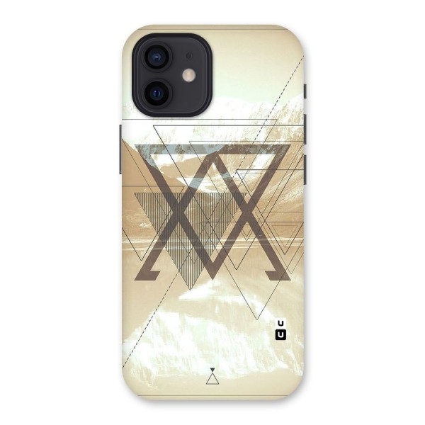 Beige View Back Case for iPhone 12