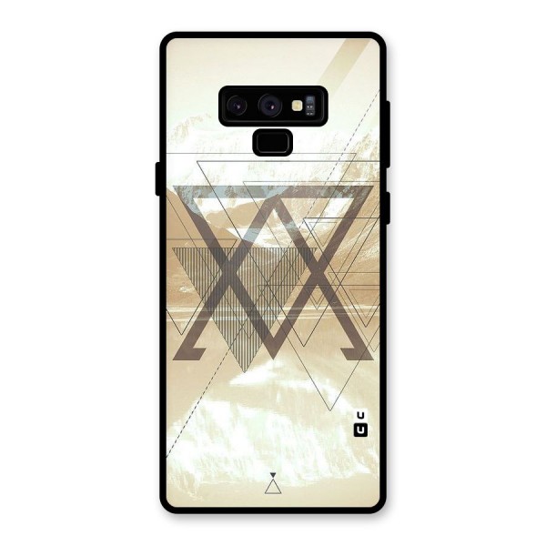 Beige View Glass Back Case for Galaxy Note 9