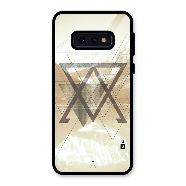 Beige View Glass Back Case for Galaxy S10e