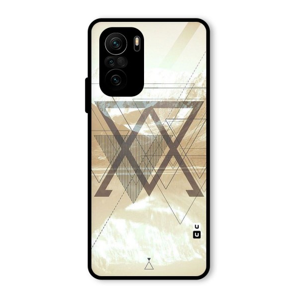 Beige View Glass Back Case for Mi 11x