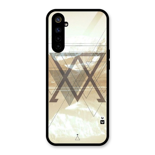 Beige View Glass Back Case for Realme 6