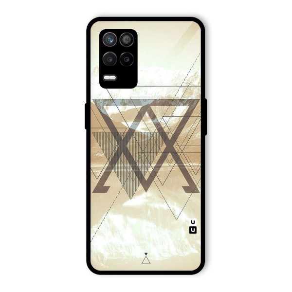 Beige View Glass Back Case for Realme 9 5G