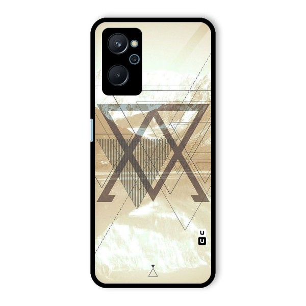 Beige View Glass Back Case for Realme 9i