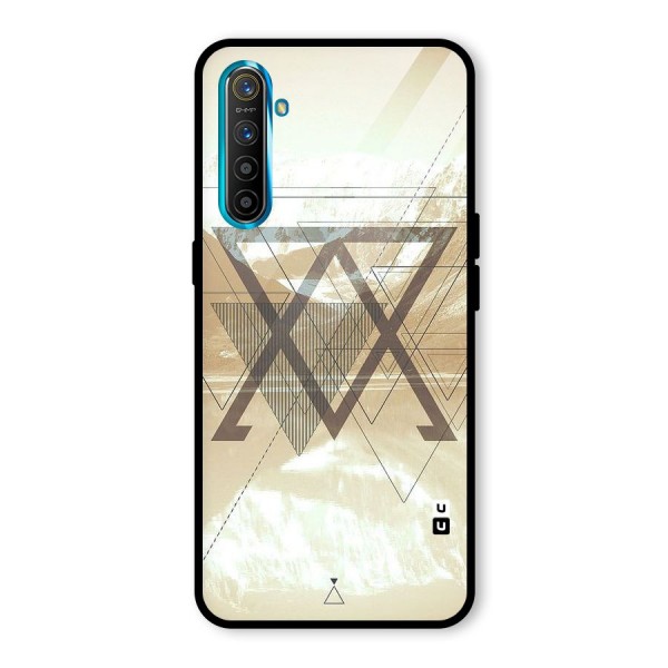 Beige View Glass Back Case for Realme XT