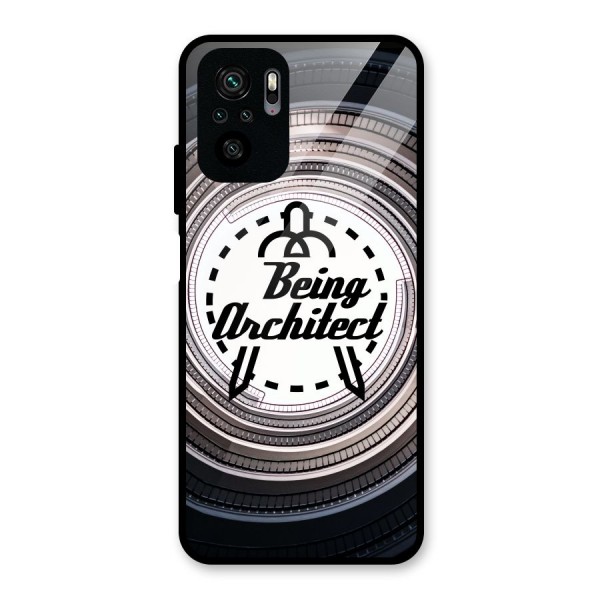 Being Architect Glass Back Case for Redmi Note 10