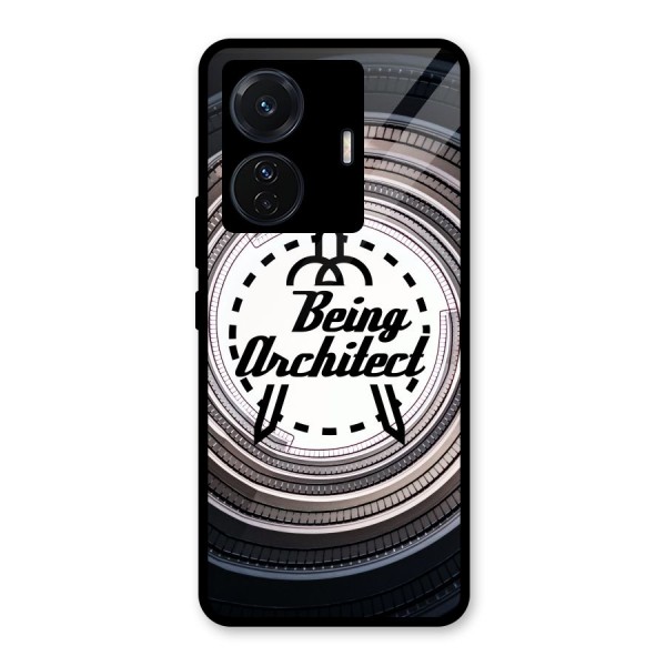 Being Architect Glass Back Case for Vivo T1 Pro