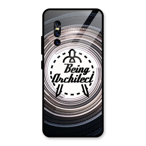 Being Architect Glass Back Case for Vivo V15 Pro